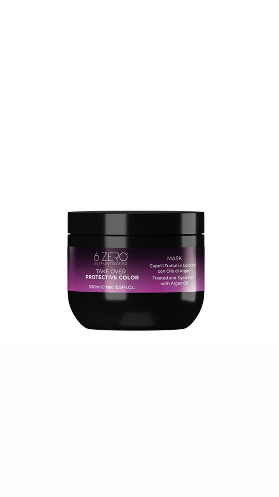 6ZERO TAKE OVER PROTECTIVE COLOR MASK FOR DYED HAIR 500ML  ماسك لحماية الشعر المصبوغ
